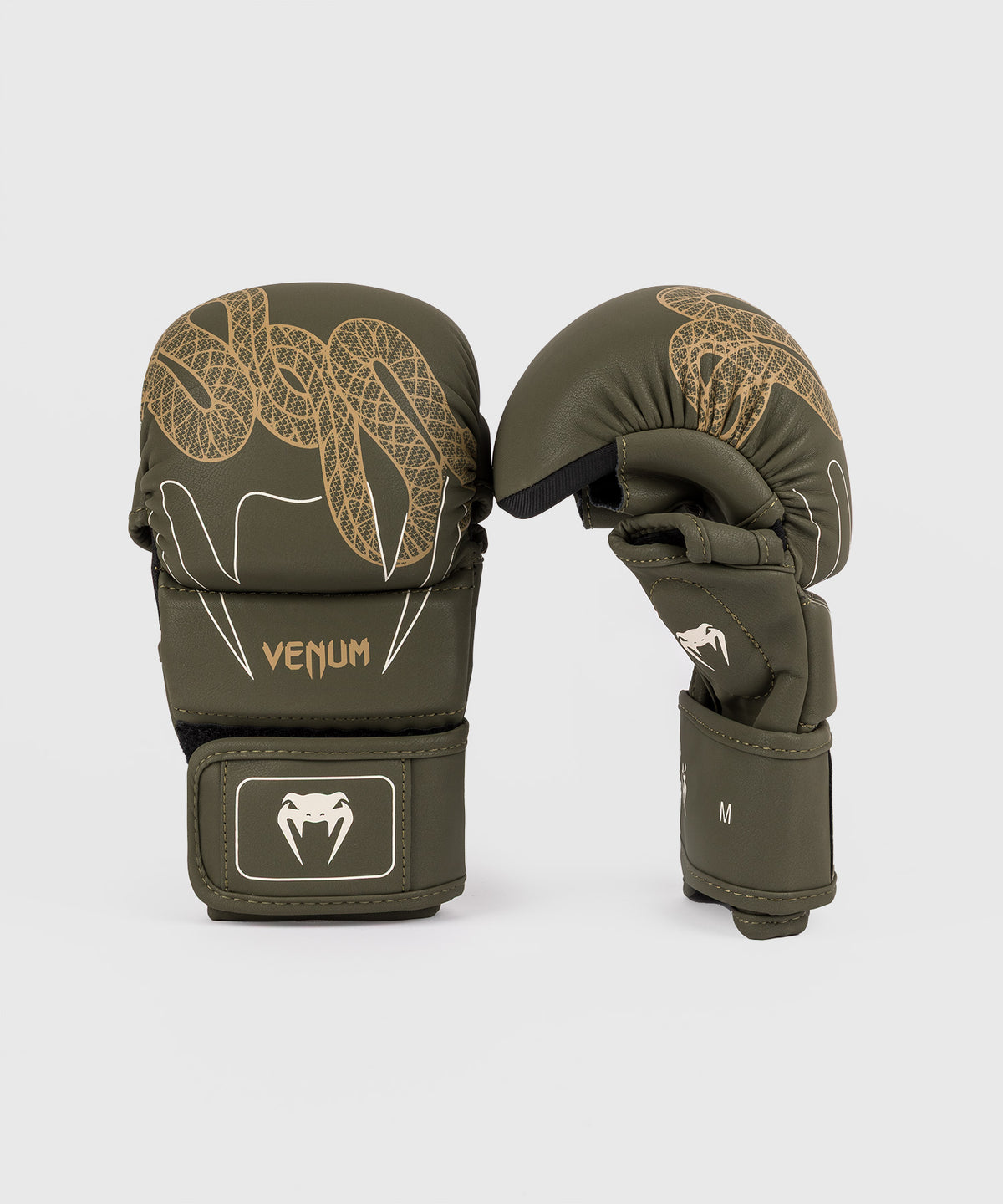 Venum Serpenti Sparringhandschuhe - Khaki/Bronze/Elfenbein