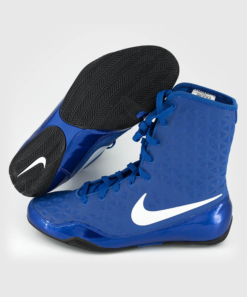 Nike Ko Botas de Boxeo - Azul/Blanco
