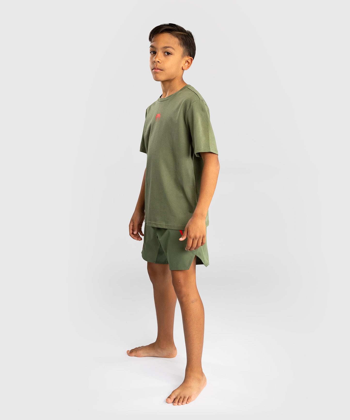 Venum Contender Camiseta para Niños - Verde Militar/Naranja