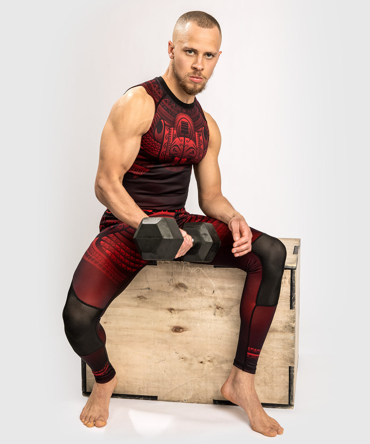 Venum Nakahi Compression Tank Top – Schwarz/Rot