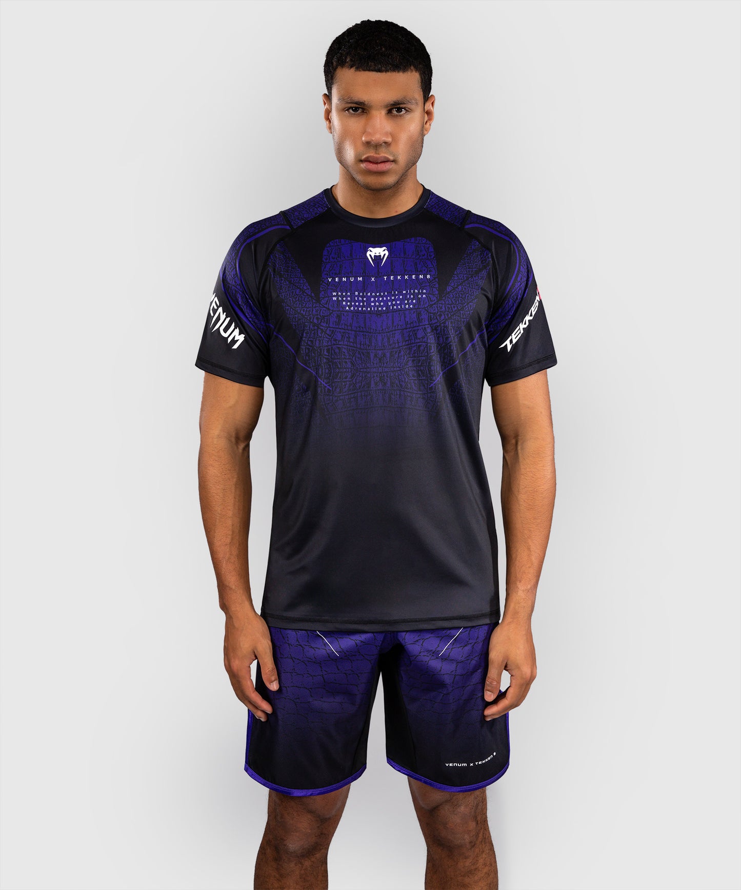 Venum x TEKKEN 8 Dry-Tech T-Shirt - Kazuya - Black/Purple