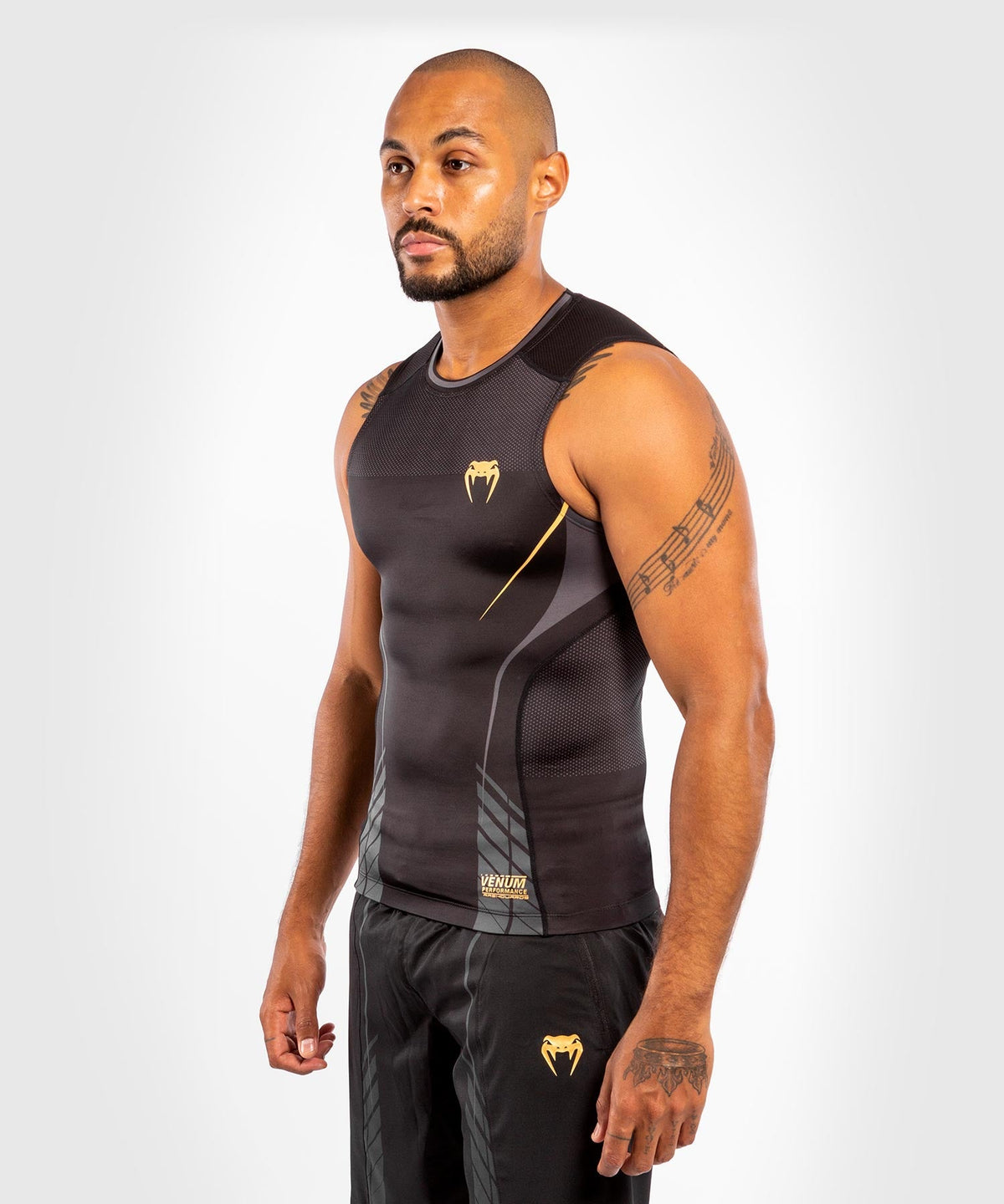 Débardeur de Compression Venum Athletics – Noir/Or