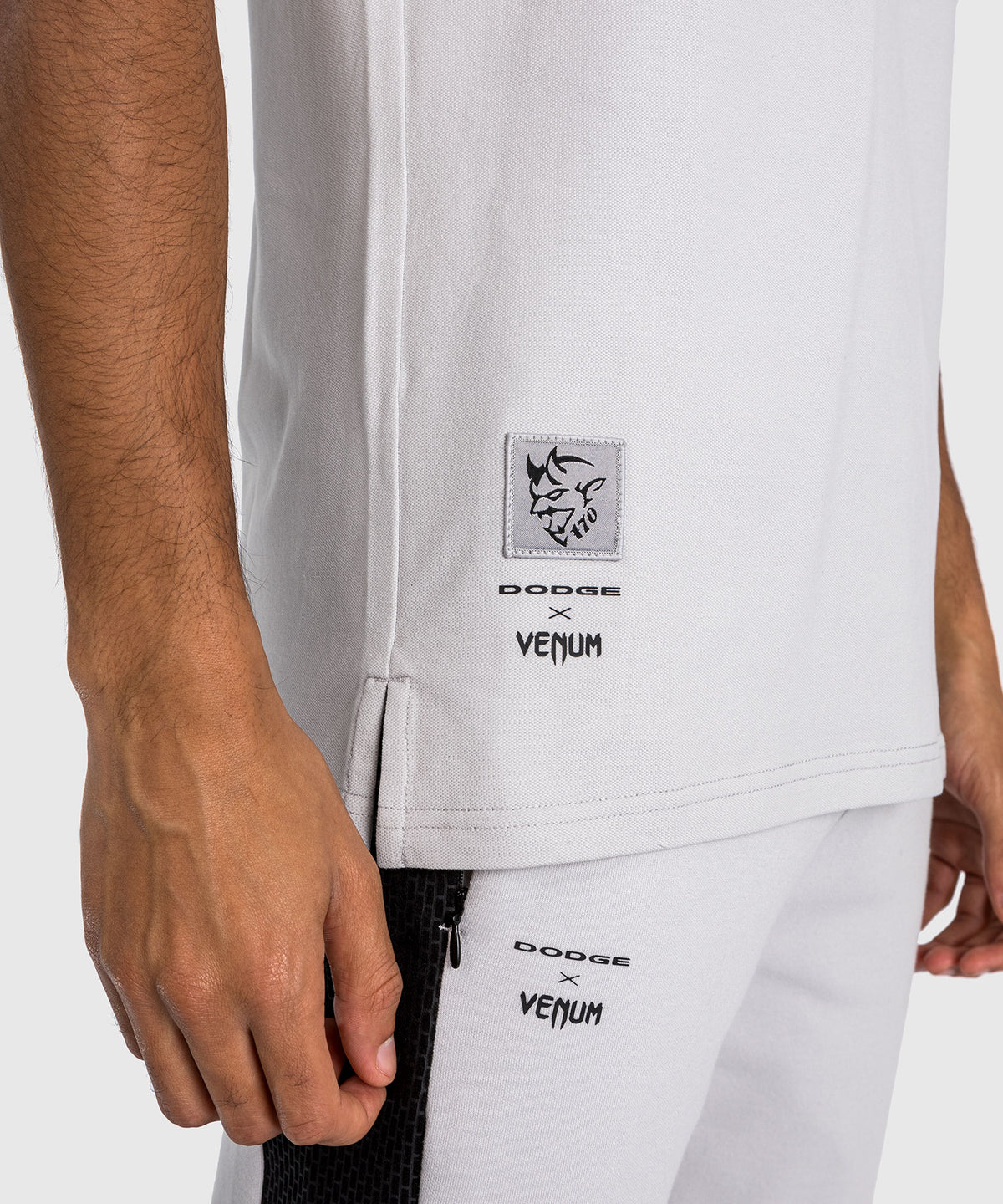 Venum x Dodge Demon 170  Men’s Polo Shirt - Grey
