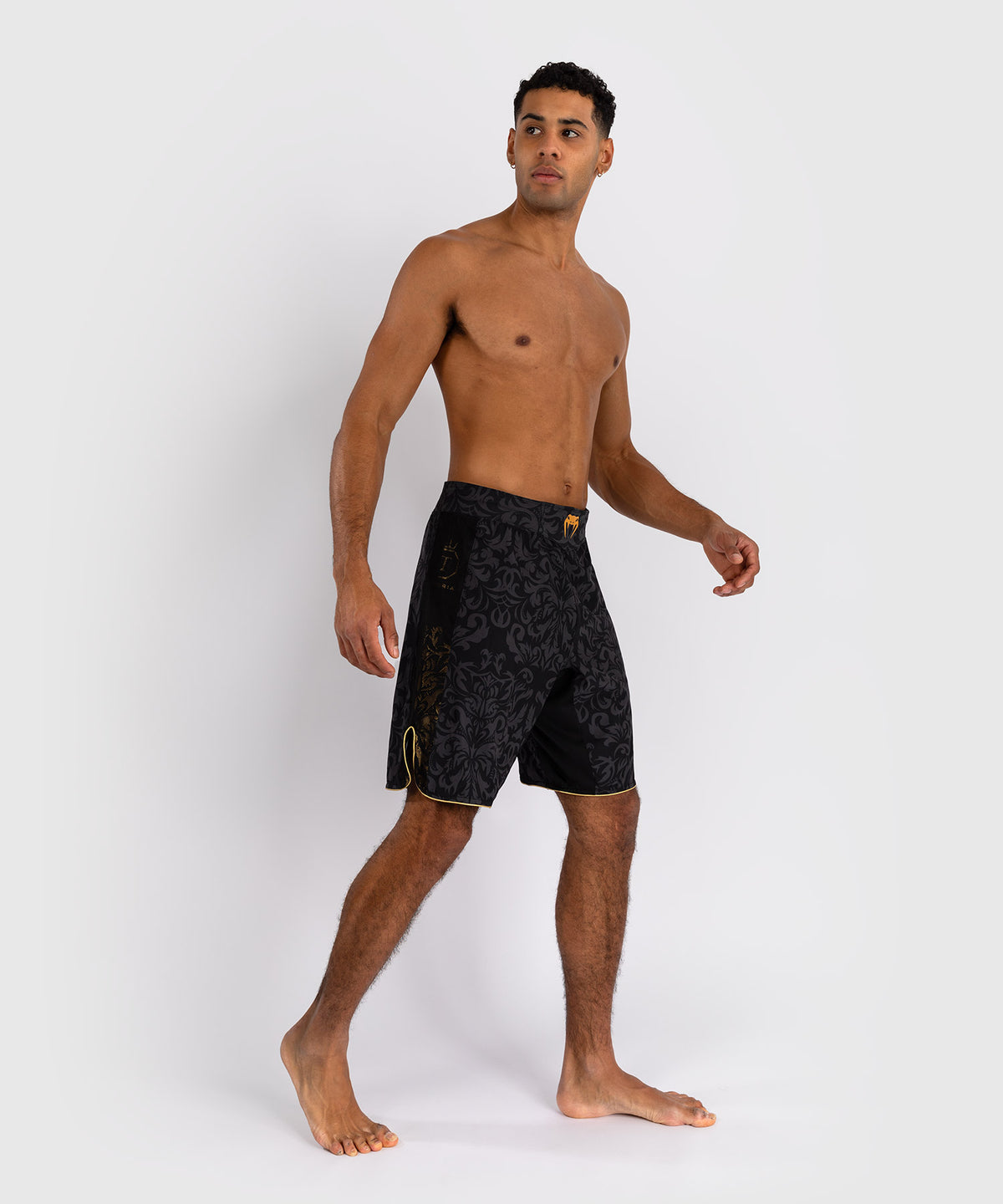 Venum x Topuria Unmatched Edition Fight Shorts - Black/Gold