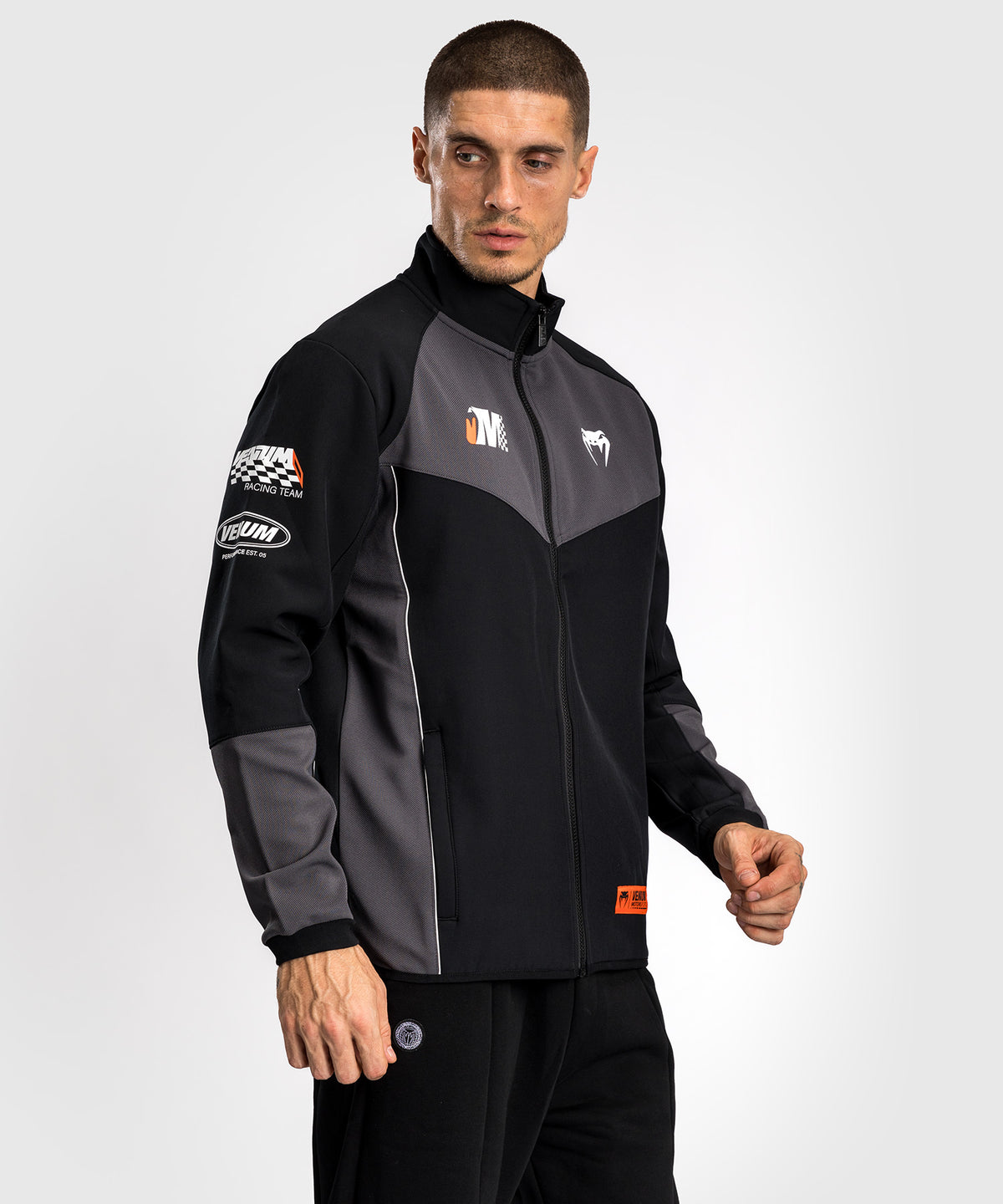 Venum Motorsport Softshell-Jacke - Tiefschwarz