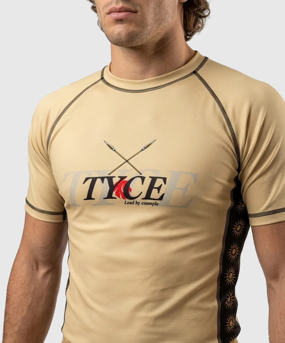 TYCE CULTURE OF WAR Alexander der Große Grappling-Rashguard - Gold