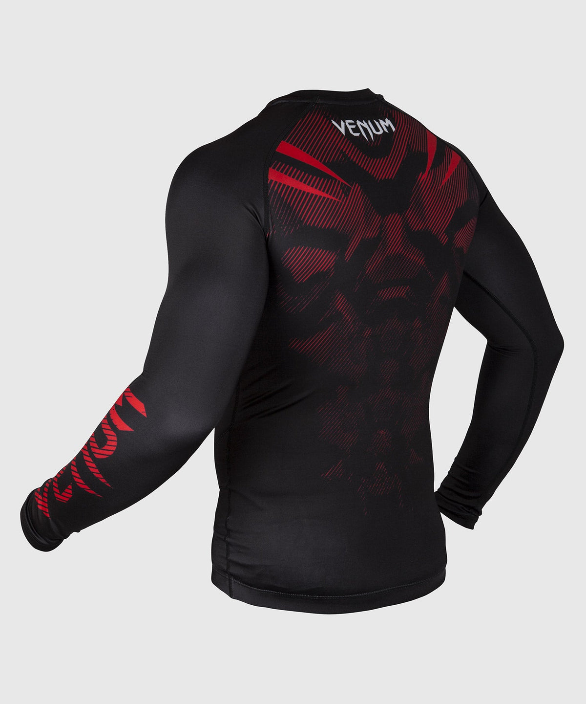 Venum NoGi 2.0 Rashguard - IBJJF zugelassene Langarm - Schwarz