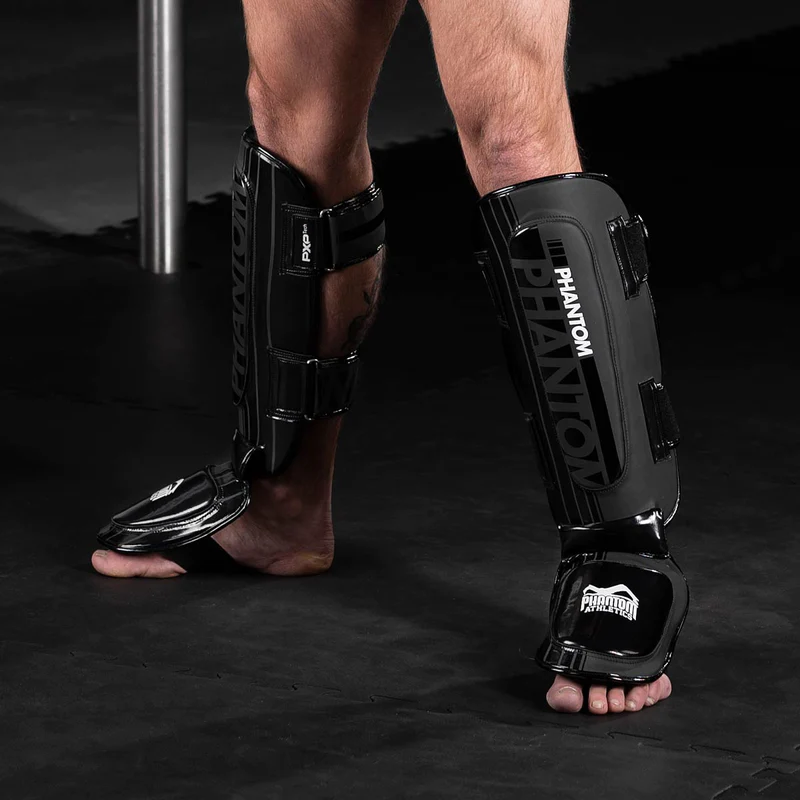 Protège-Tibias Phantom Athletics Apex Hybrid - Noir