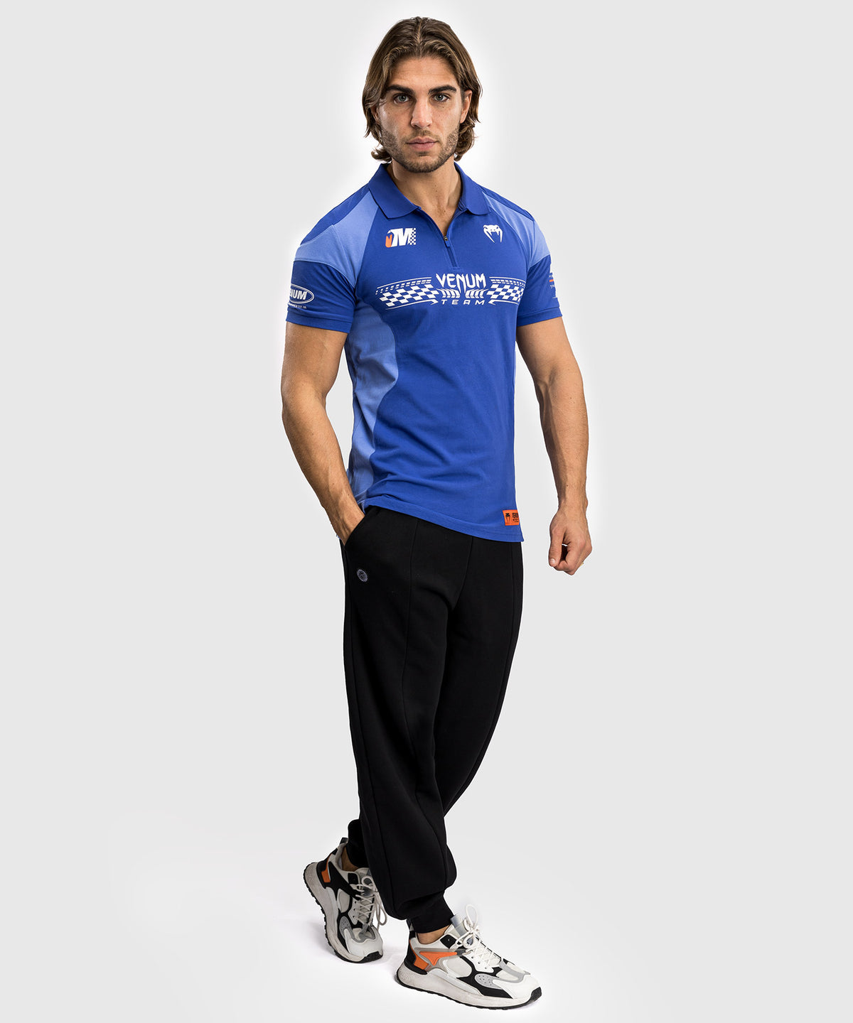 Venum Motorsport Baumwoll-Polo - Königsblau