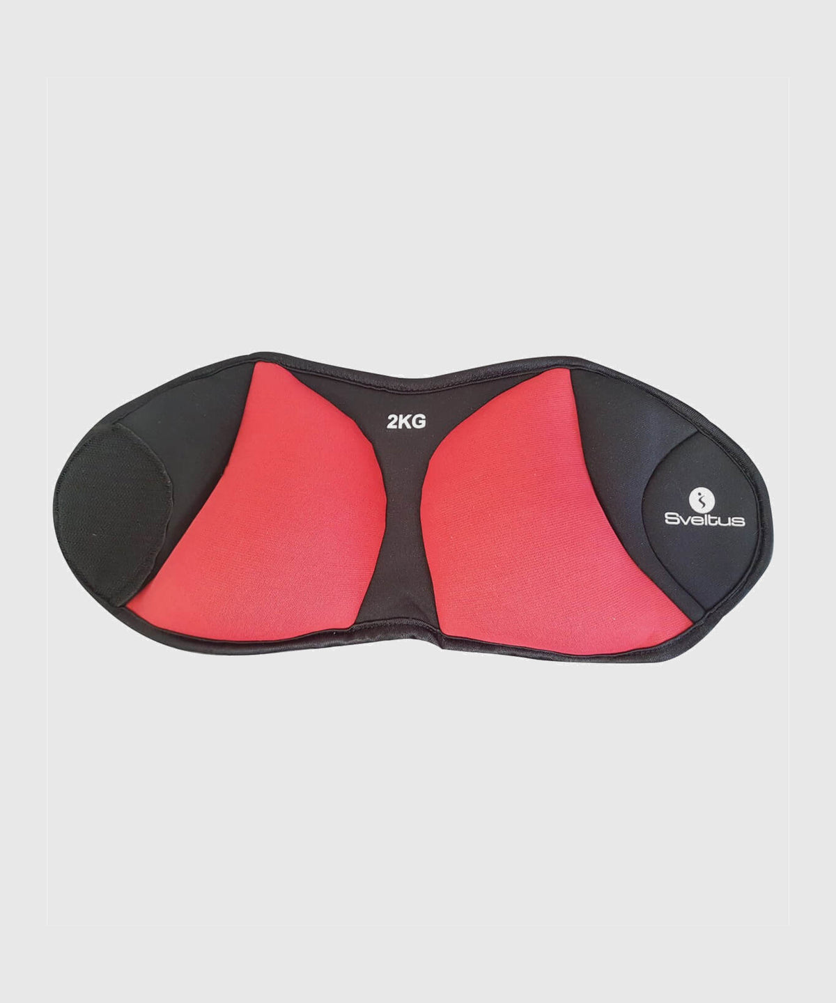 Sveltus Gewichtete Knöchelmanschetten – 2 kg – 2er Set – Rot/Schwarz