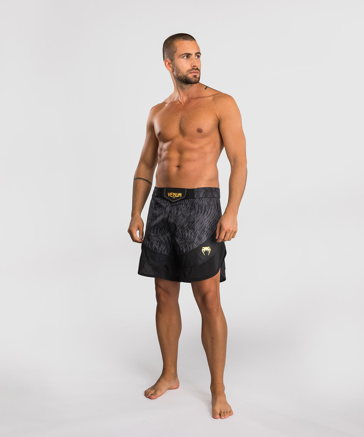 Venum x Chimaev Fightshorts - Black/Grey