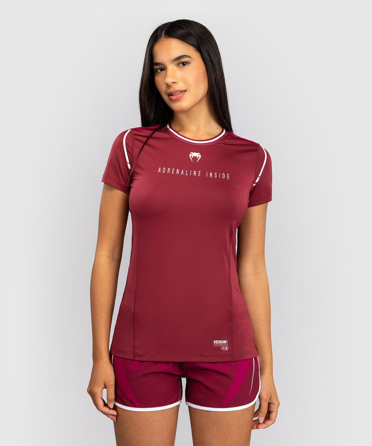 Venum Adrenaline T-shirt Dry-Tech Donna – Borgogna/Rosa