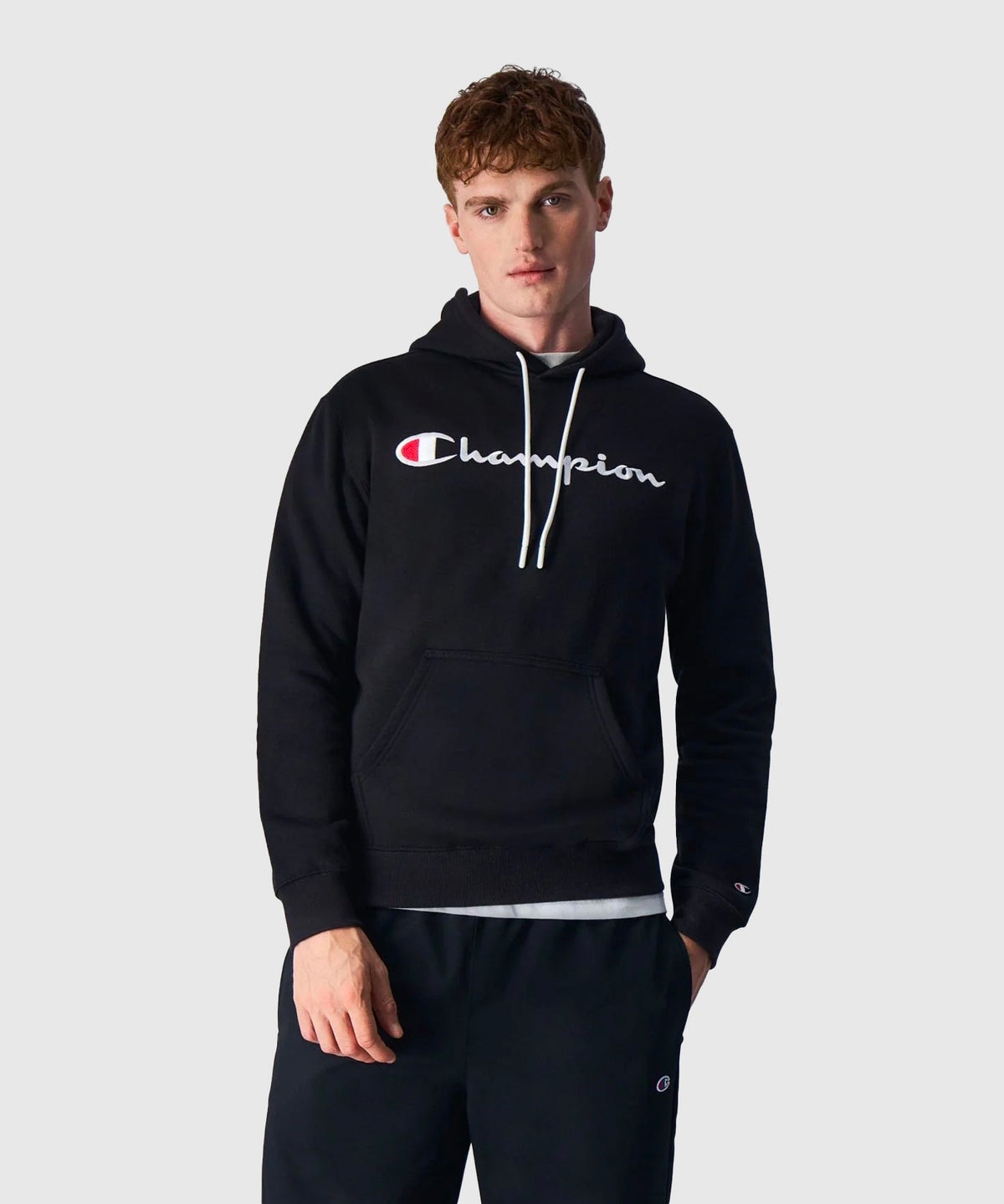 Champion Legacy Sudadera con Capucha – Negro