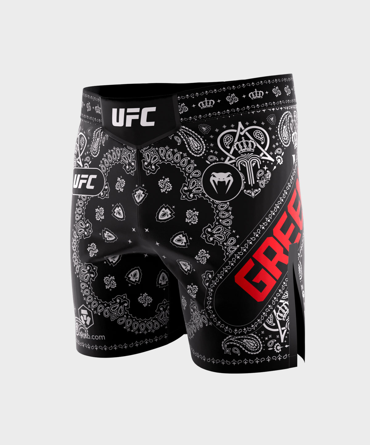 UFC Adrenaline Unrivaled by Venum Pantaloncini da Vale Tudo da uomo King Green - Nero