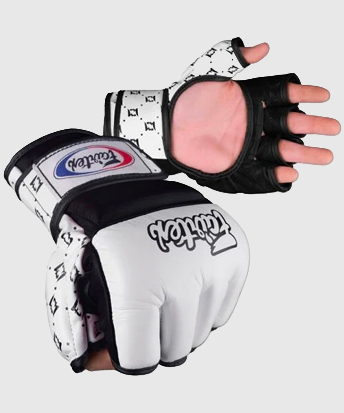 Gants de MMA V17 Fairtex - Blanc/Noir