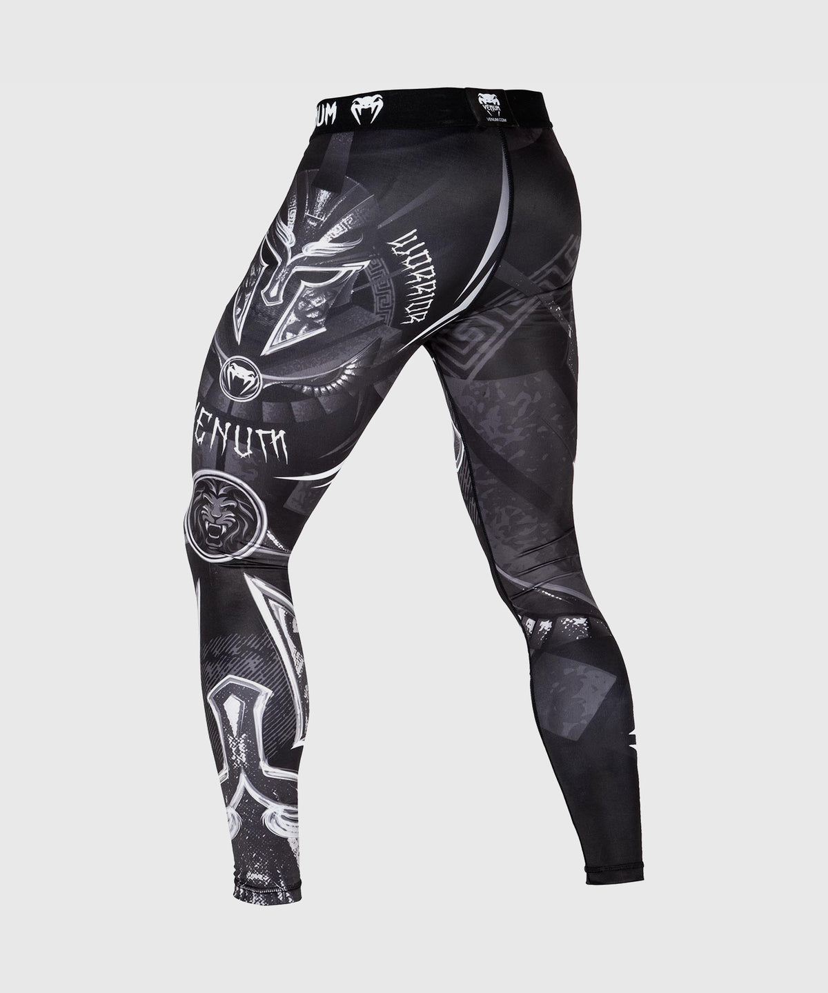 Mallas Largas Venum Gladiador 3.0 - Blanco/Negro