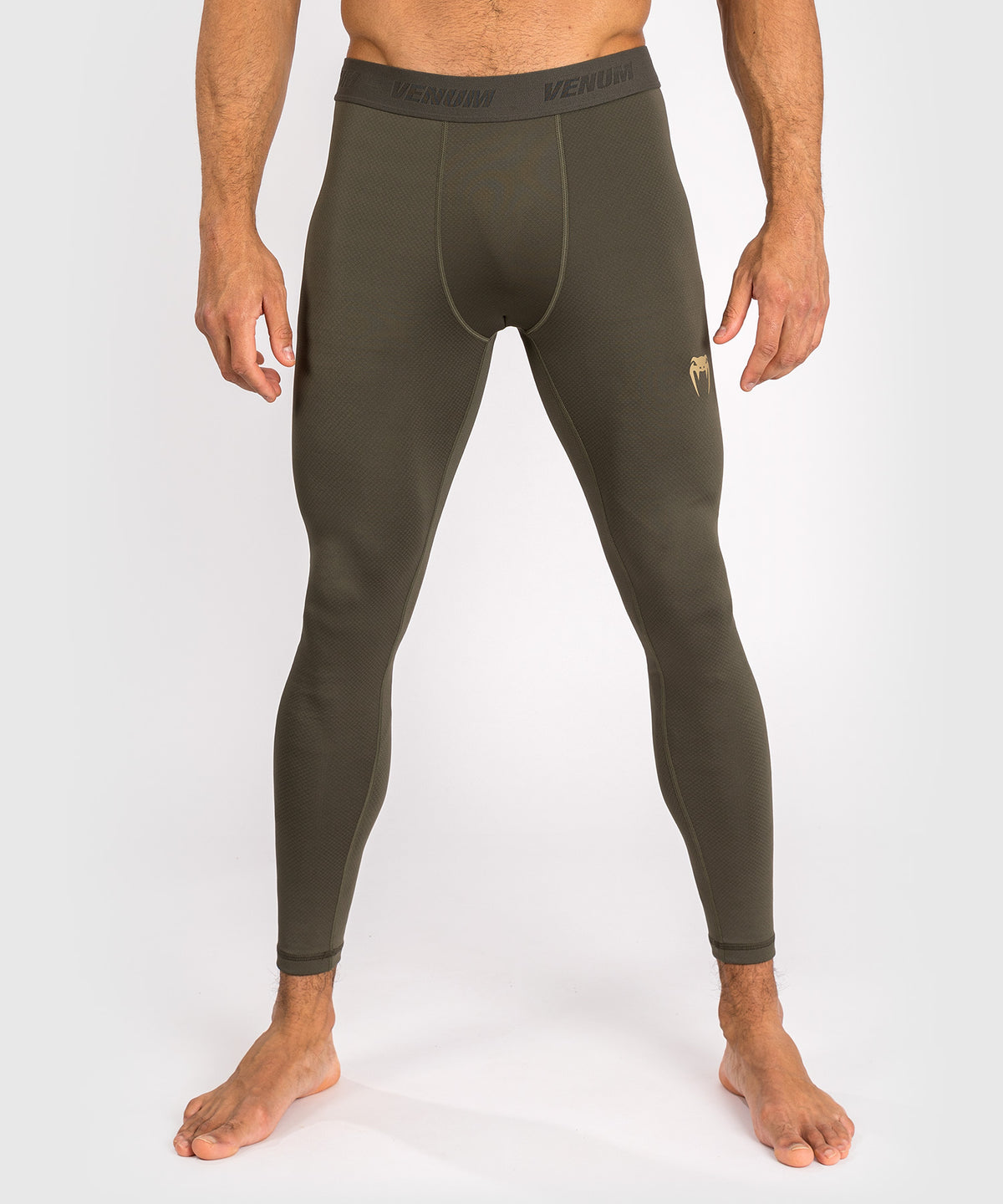 Pantalon de compression pour hommes Venum Contender - Kaki