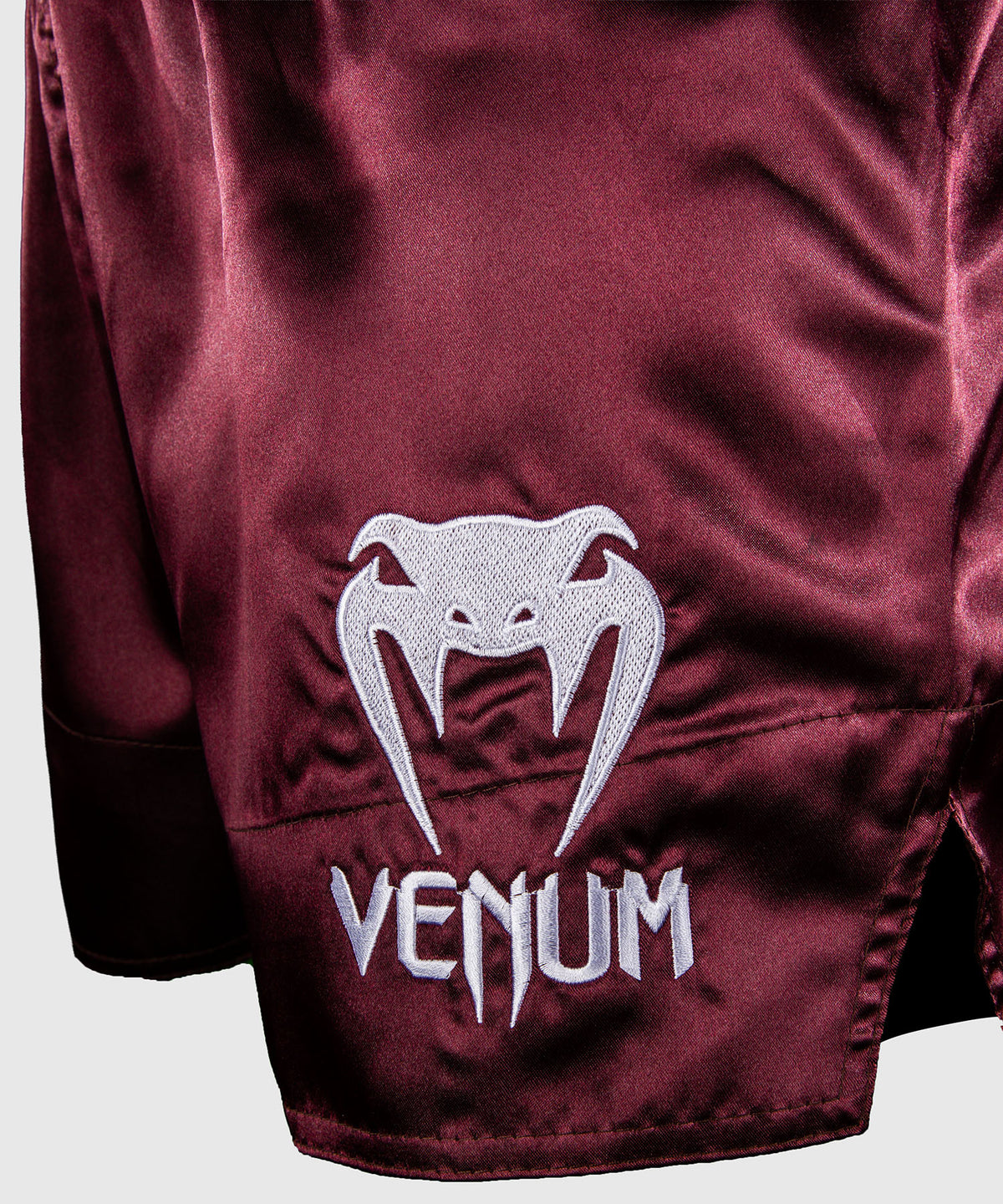 Venum Classic Muay-Thai-Shorts – Burgunder