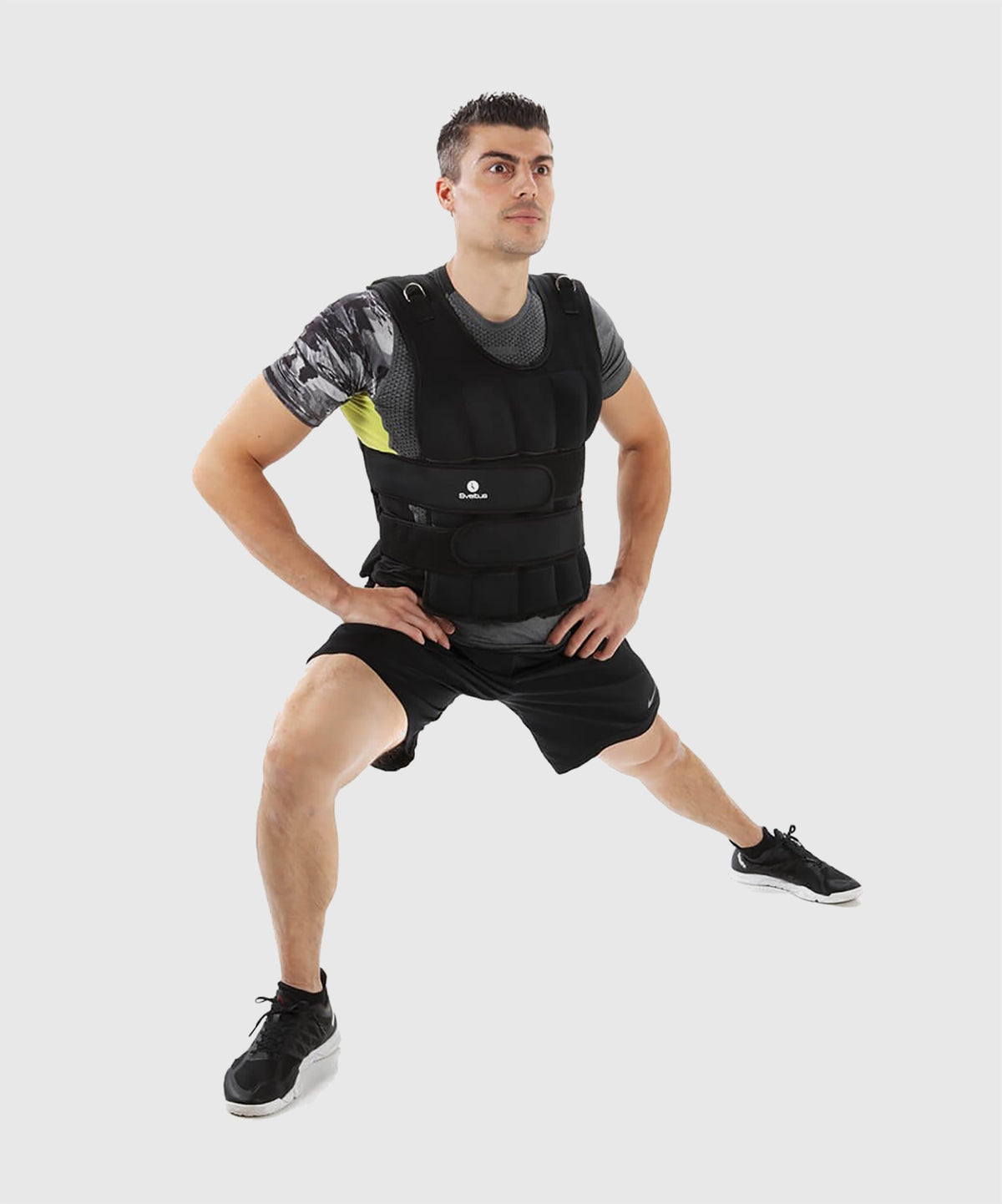 Sveltus Gewichtsweste – 10 kg – Schwarz