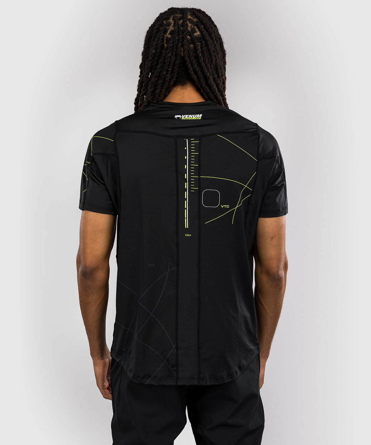 Venum Training Camp 4.0 Dry-Tech T-Shirt - Schwarz/Neongrün