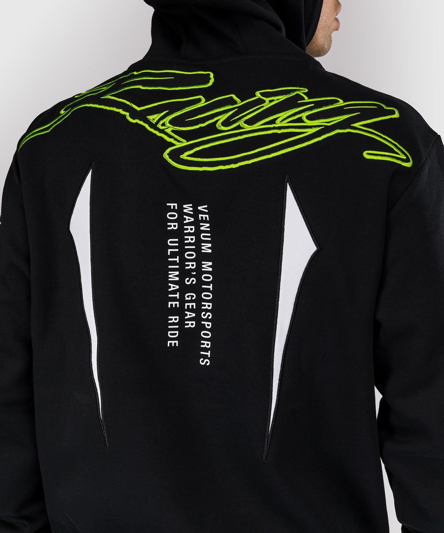 Venum x Bud Racing Felpa con cappuccio Uomo - Nero/Bianco/Verde lime