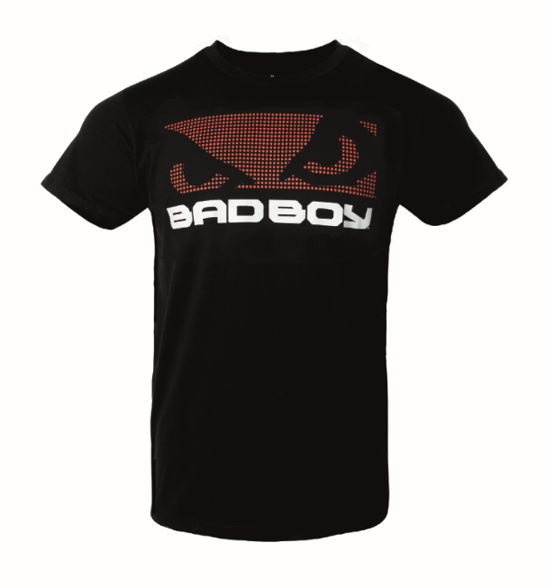 Bad Boy Camiseta Texturizada - Negro/Rojo