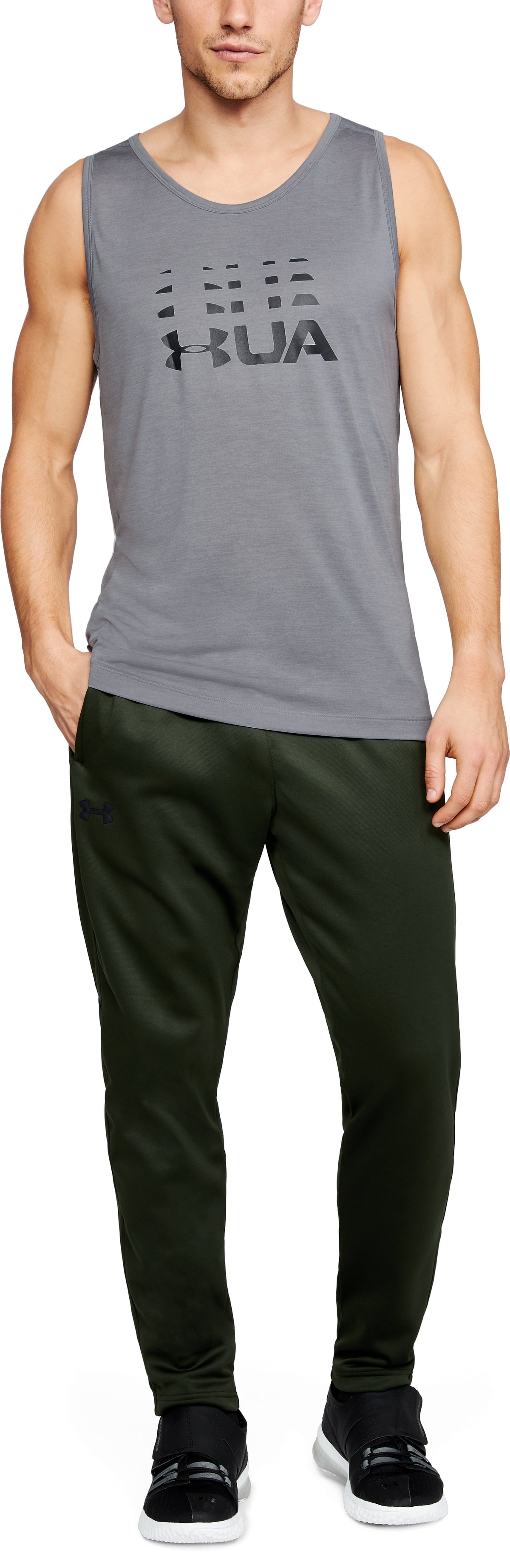 Under Armour Tech Graphic Camiseta de Tirantes – Gris