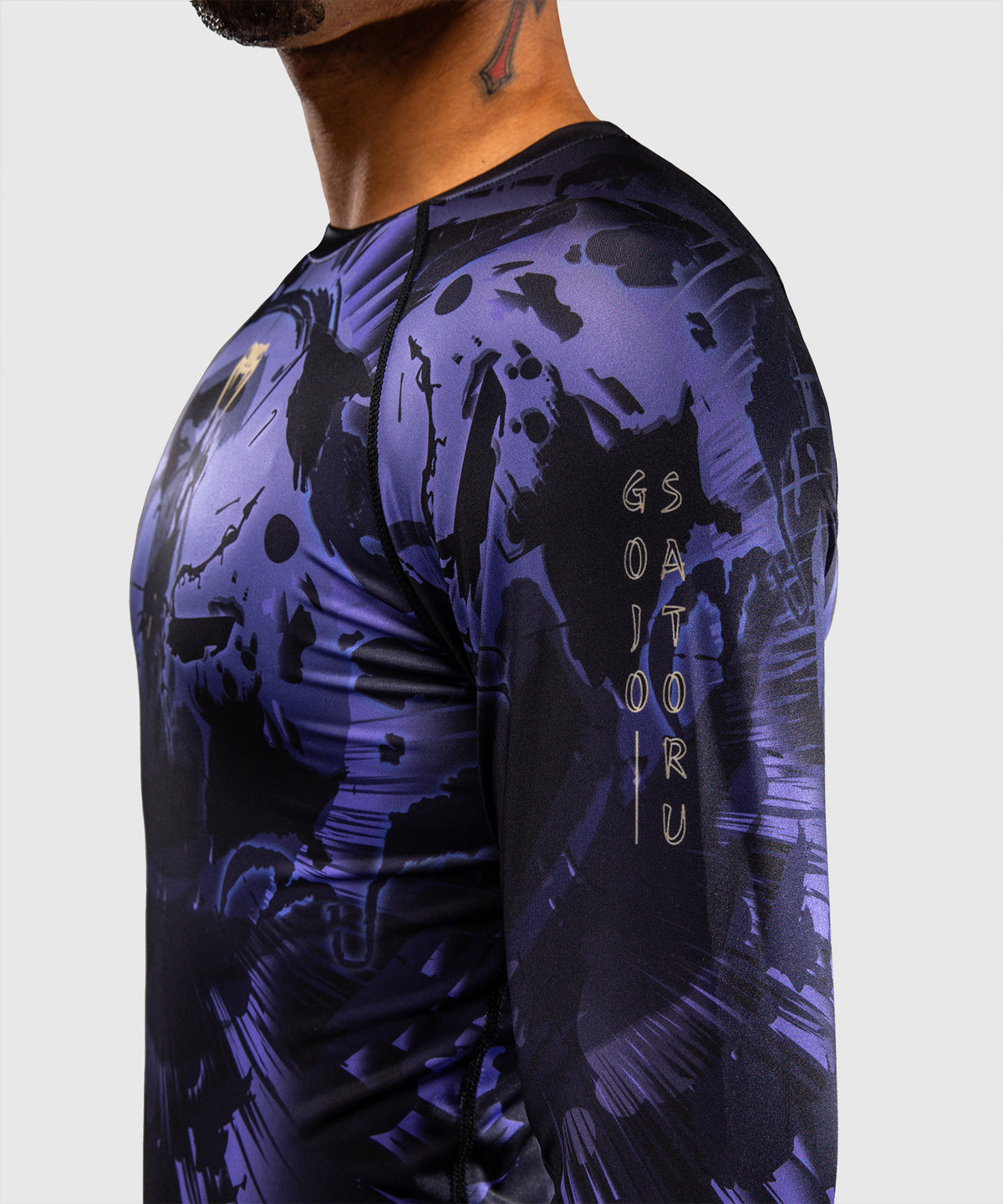 Jujutsu Kaisen x Venum Gojo Langarm Rashguard – Lila