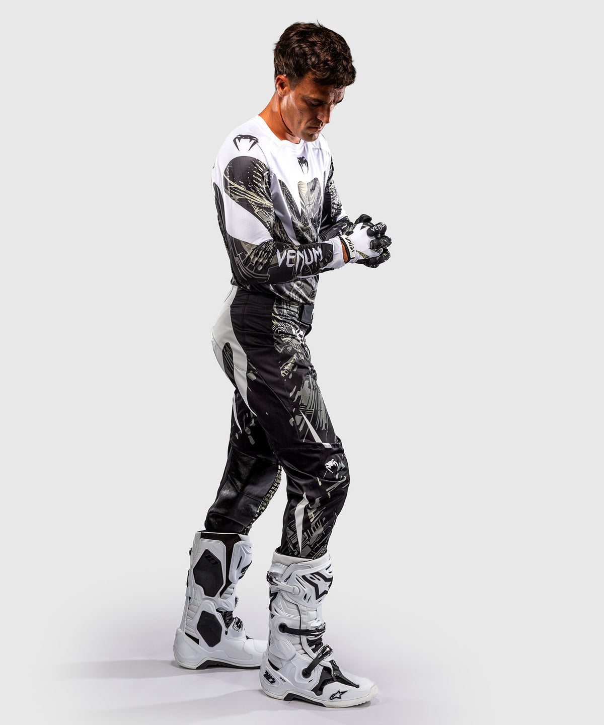 Maillot de Motocross Venum MX Elite Alien - Noir/Sable