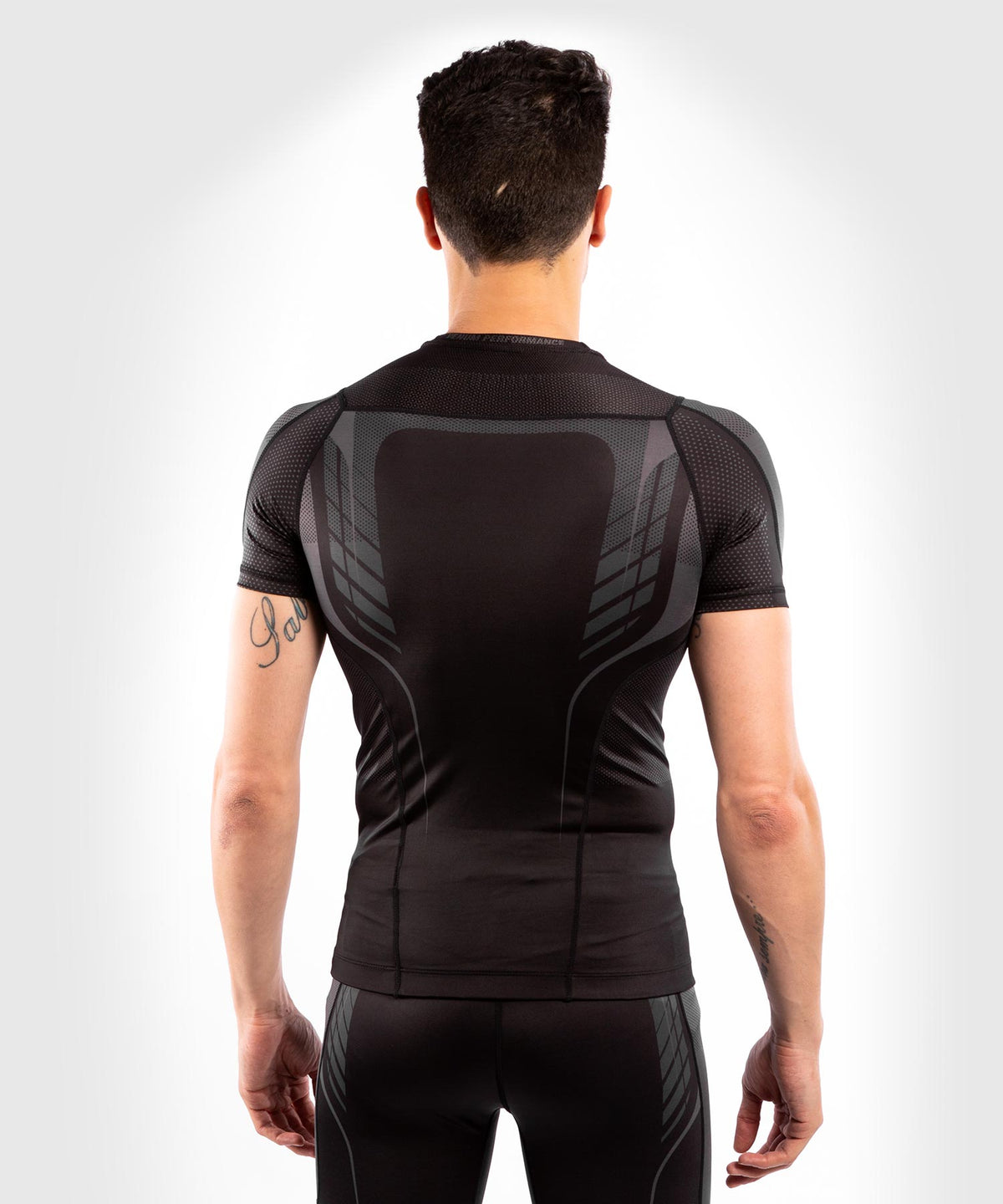 T-Shirt de Compression Venum Athletics - Manches Courtes – Noir/Or