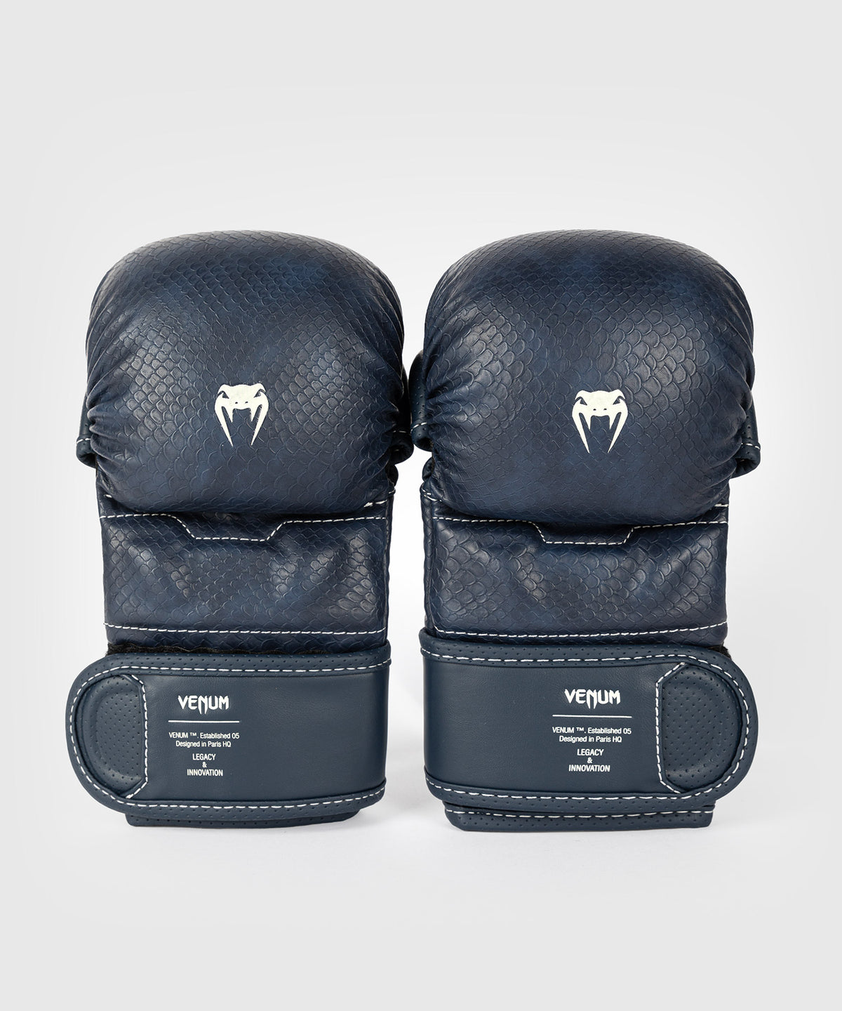 Venum Impact Evo Scales MMA-Sparringhandschuhe - Mitternachtsblau