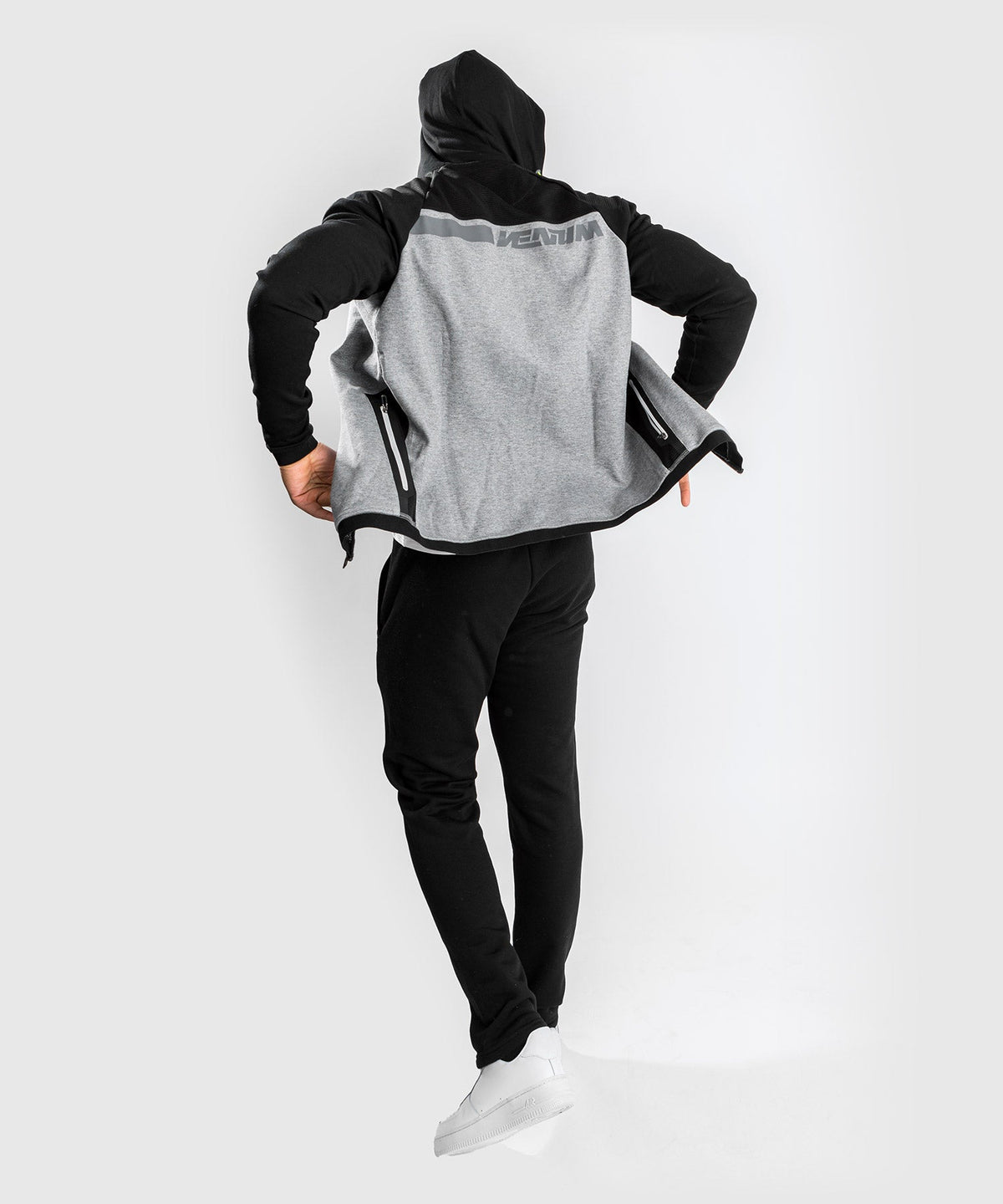 Sweatshirt à Capuche Venum Laser Evo 2.0 - Noir/Gris