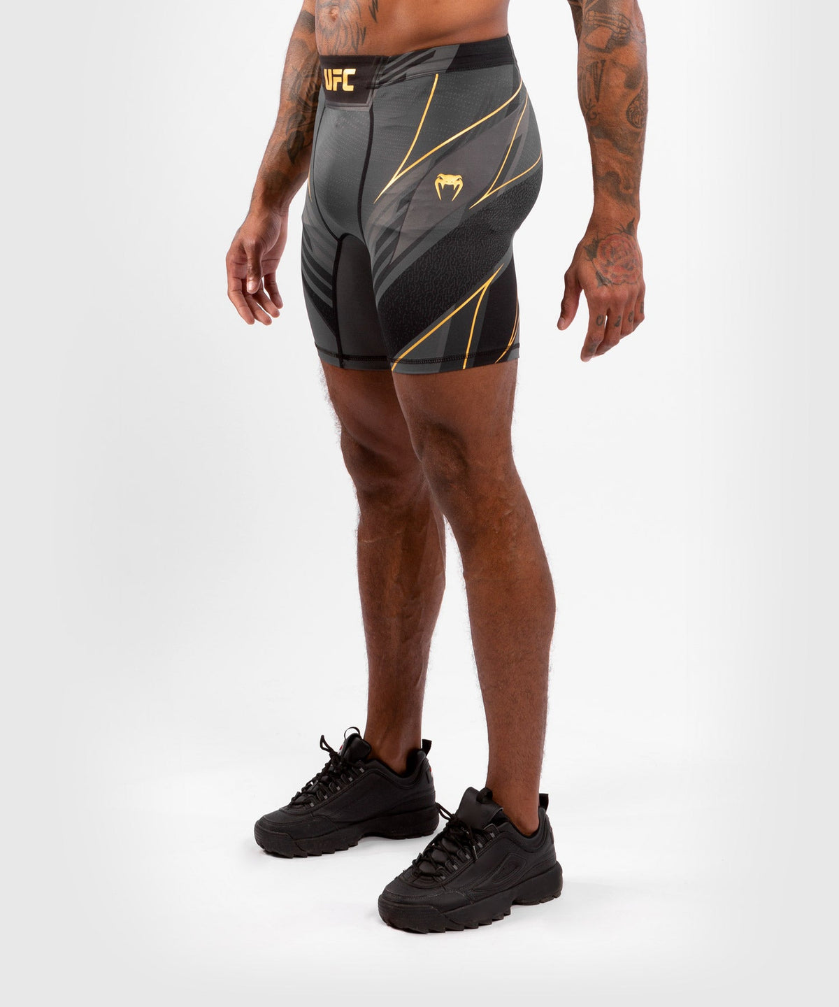 Men's UFC Venum Authentic Fight Night Compression Short - Long Cut - Champion
