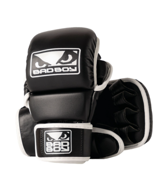 Gants de sparring MMA Bad Boy - Noir/Blanc