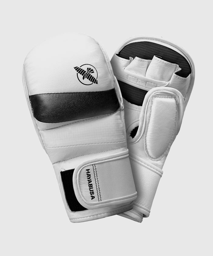 Hayabusa T3 7oz Allenamento Guantoni da MMA - Bianco