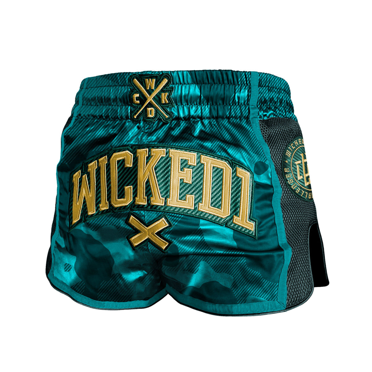 Wicked One SWIFT Pantalones de Muay Thai - Verde