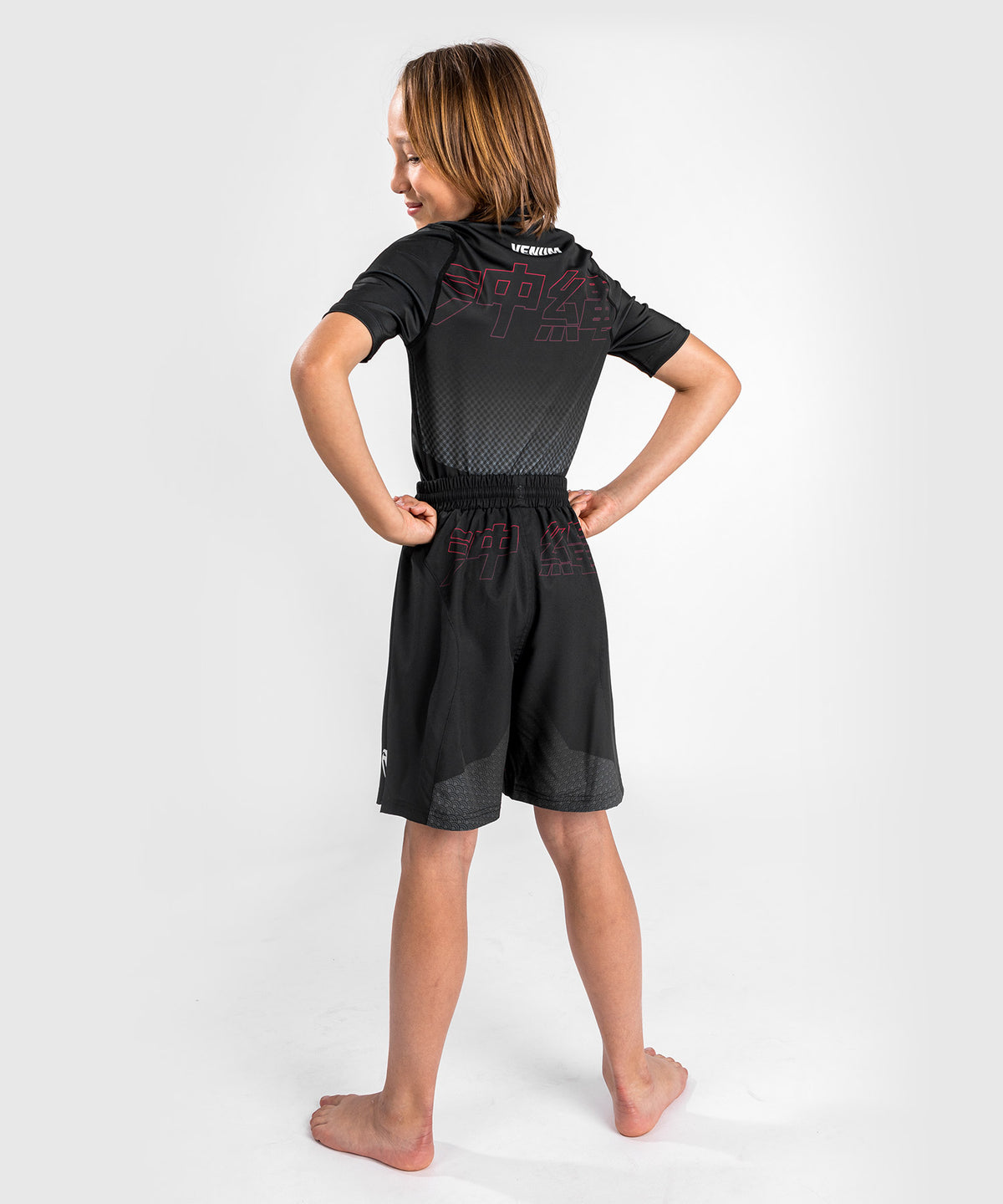 Short D'entrainement Venum Okinawa 3.0 - Pour Enfant - Noir/Rouge