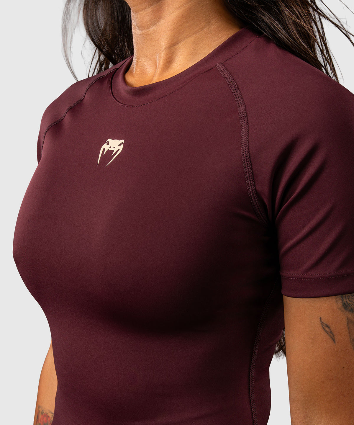Venum Talisman Kurzarm Rashguard - Pflaume