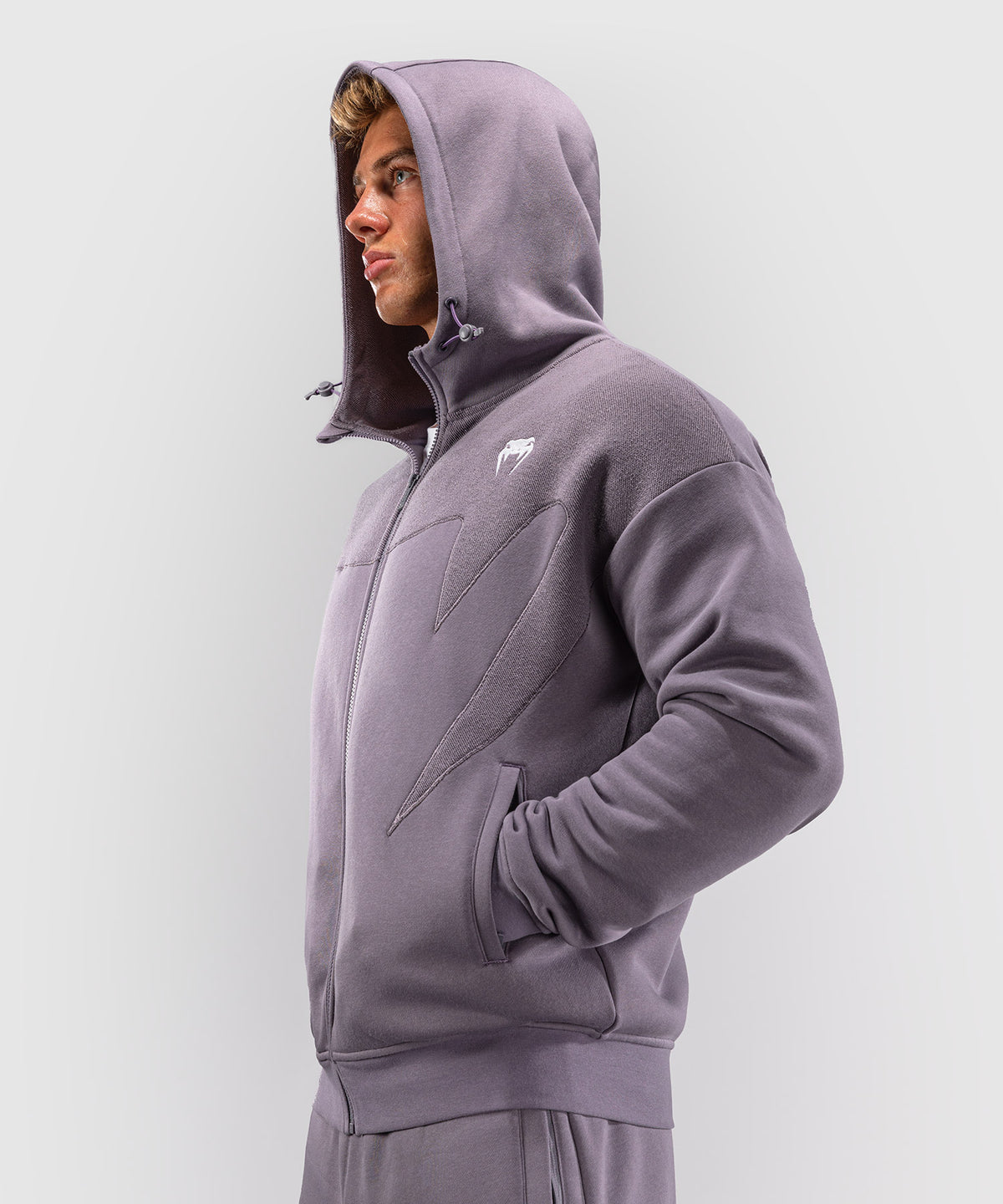 Venum Attack Fleece & Weave Chaqueta de chándal - Gris lavanda