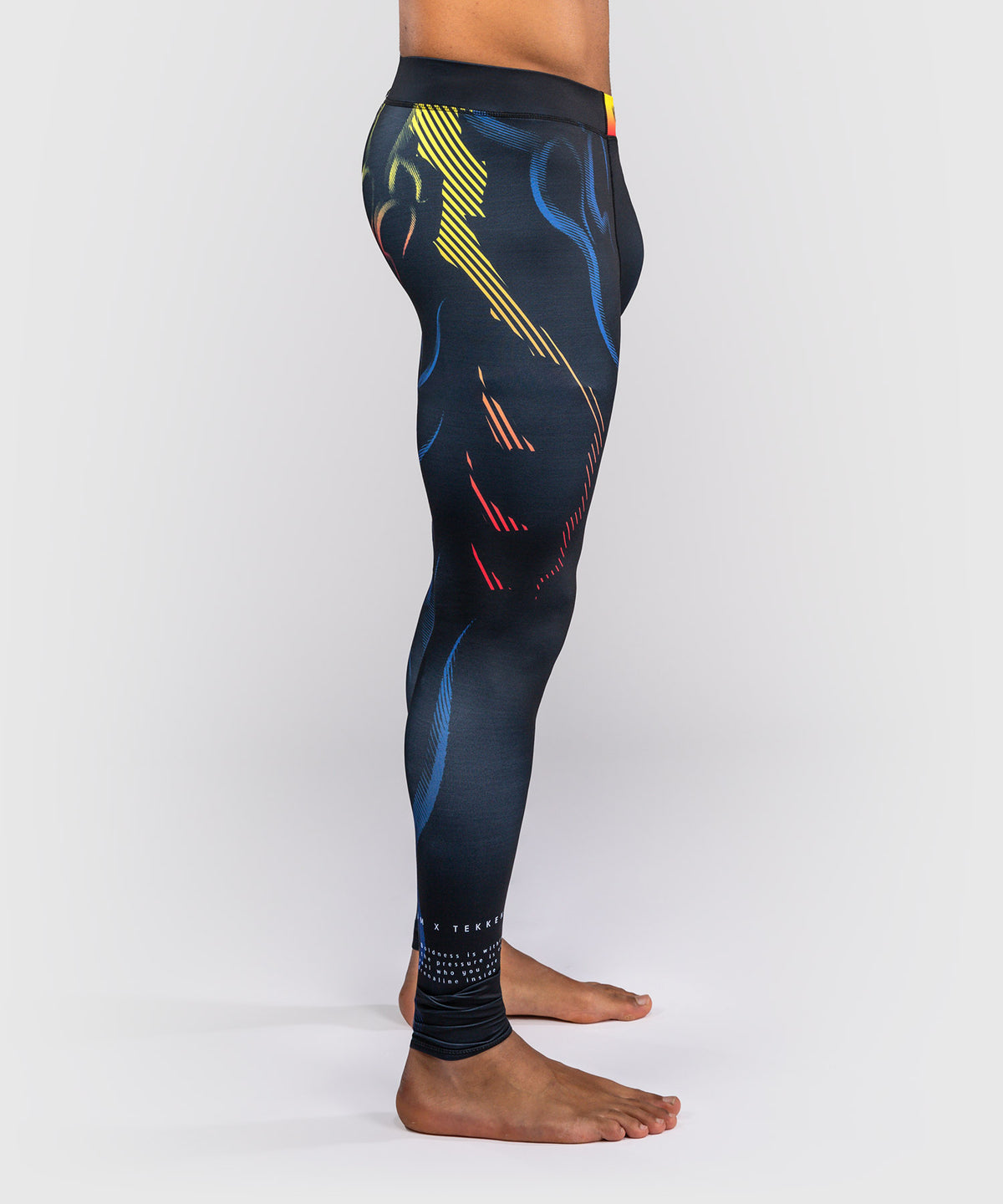 Venum x TEKKEN 8 Spats - Yoshimitsu - Nero/Arancione