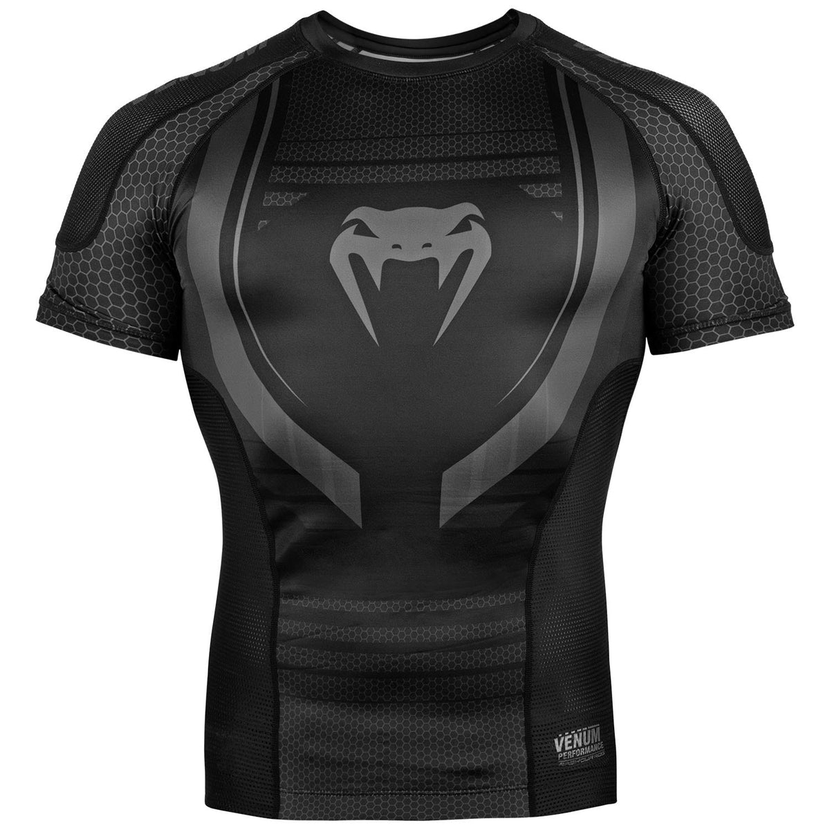 Venum Technical 2.0 Rashguard - Kurzarm - Schwarz/Schwarz