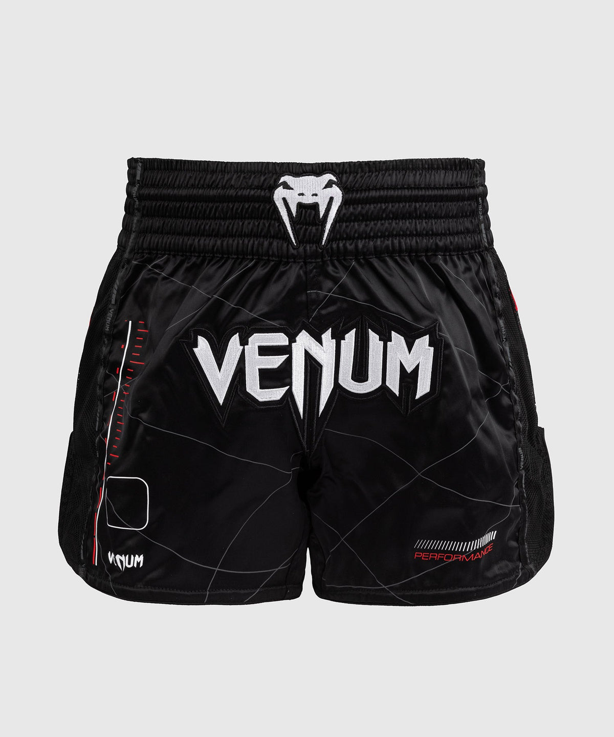 Venum Tactical XT Muay Thai Shorts - Schwarz/Feuerrot