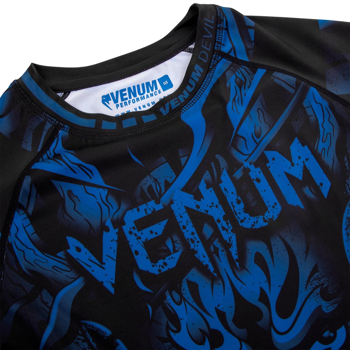Venum Devil Rashguard - Langarm - Marineblau/Schwarz
