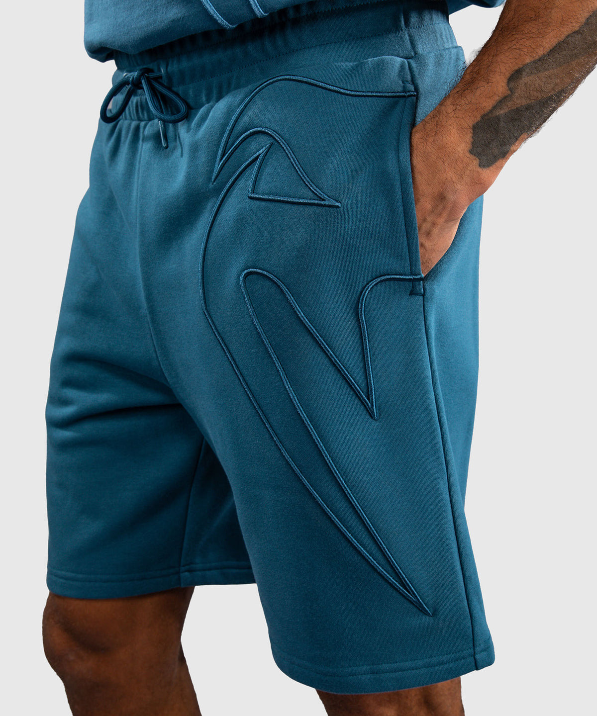 Venum Giant 3D Shorts aus Baumwolle - Ozeanblau