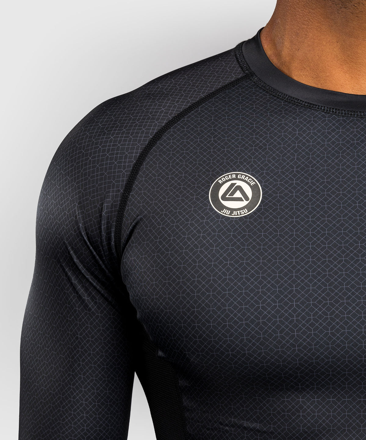 Venum x Roger Gracie Academy Rashguard Manga Larga - Negro