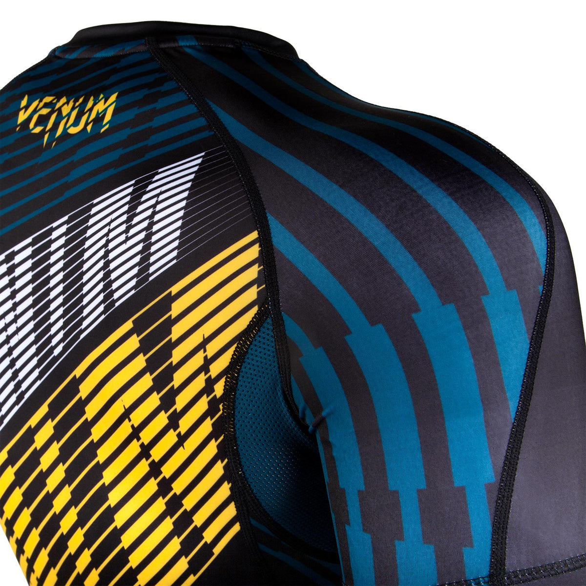 Rashguard Venum Plasma - Manches courtes - Noir/Jaune