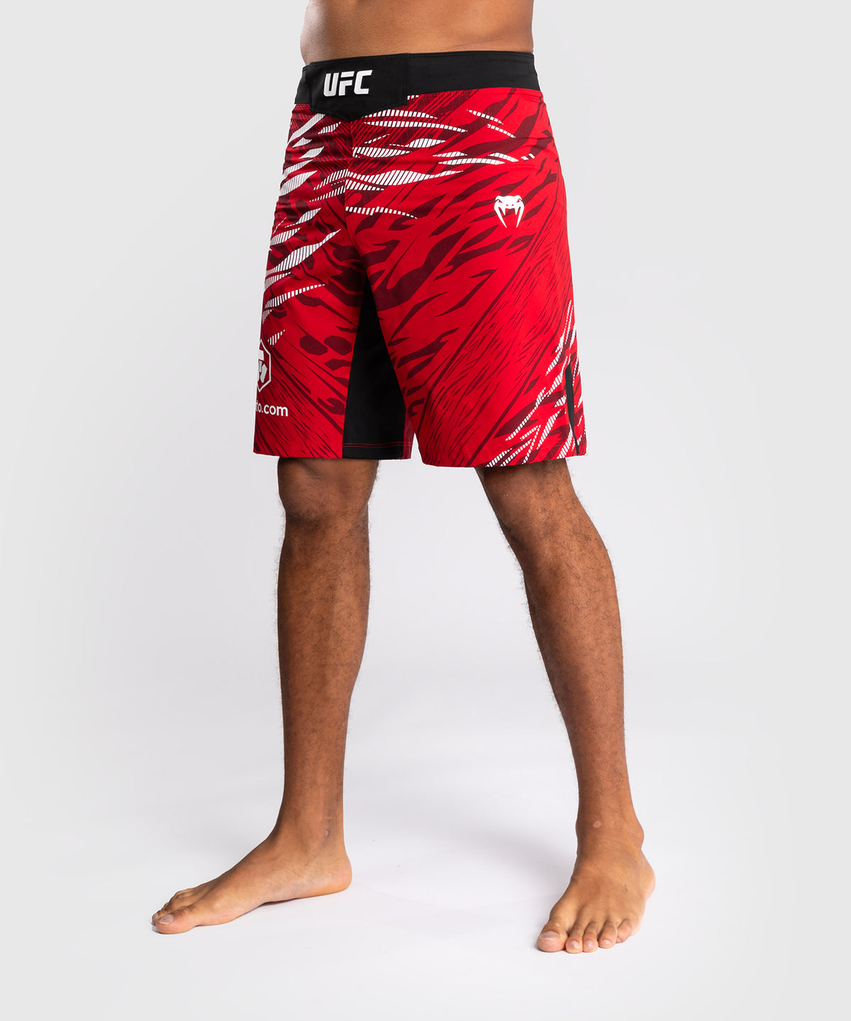 UFC Fusion by Venum Authentic Fight Night Shorts da Lotta per Uomo - Fit Largo - Rosso