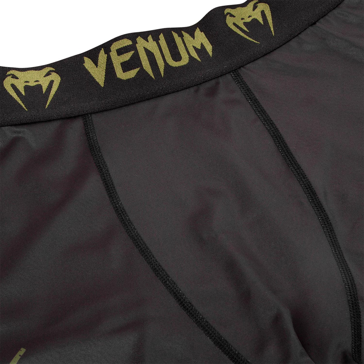 Venum Signature Kompressionshose - Schwarz/Khaki