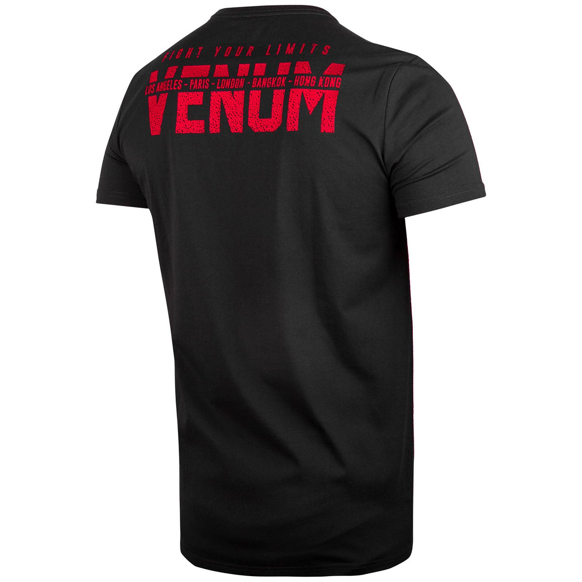 T-shirt Venum Signature - Manches courtes - Noir/Rouge
