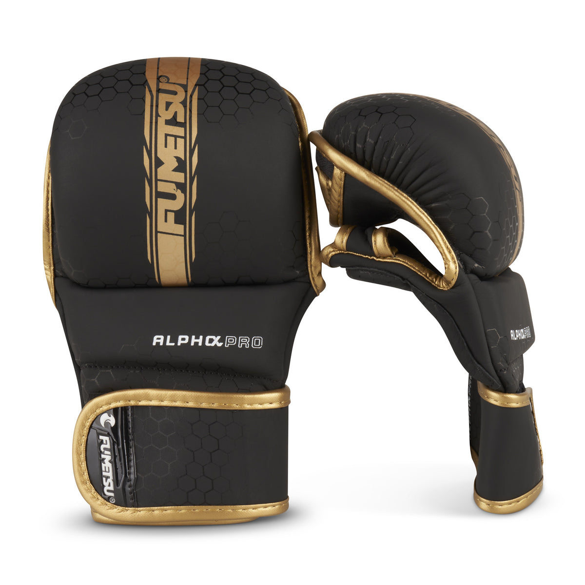 Fumetsu Alpha Pro Guantoni da Sparring MMA - Nero/Oro